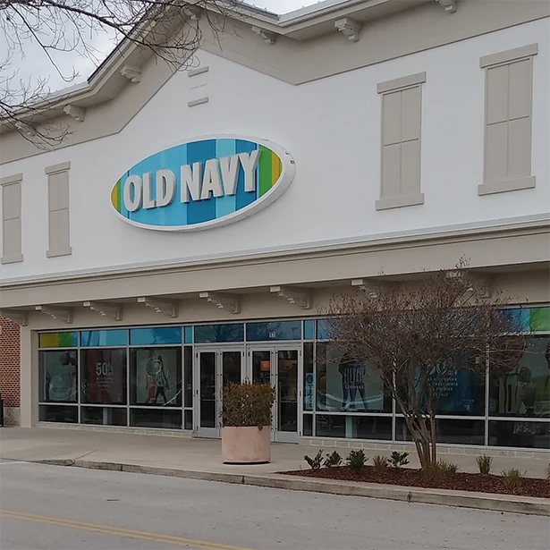 Advanced Window Tinting installed 3M Prestige Series film at Old Navy at St. Johns Town Center in Jacksonville.